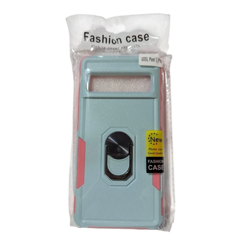 A1. Fashion Case For Google Pixel 7 Pro - Light Blue/Pink